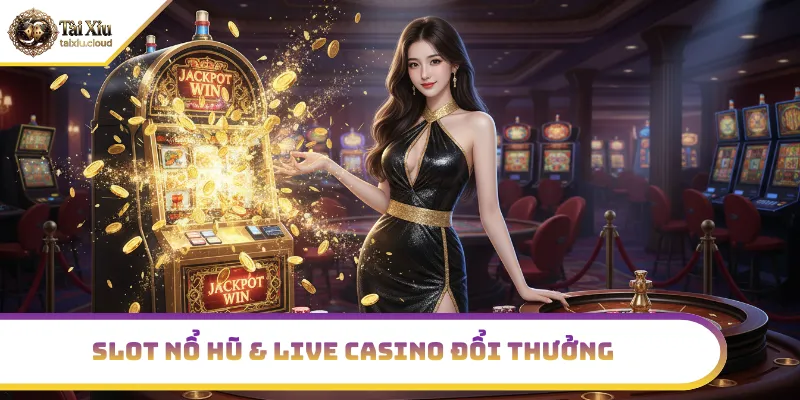 Slot game và live casino tài xỉu online